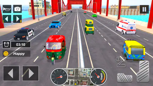 Tuk Tuk Auto Rickshaw Game screenshot