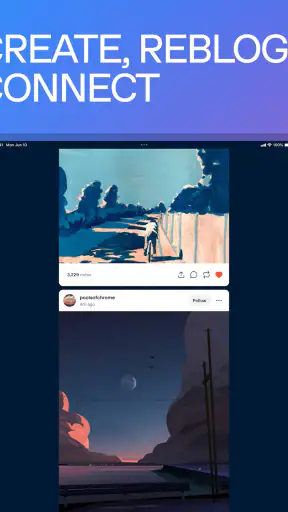 Tumblr: Social Media & Art screenshot