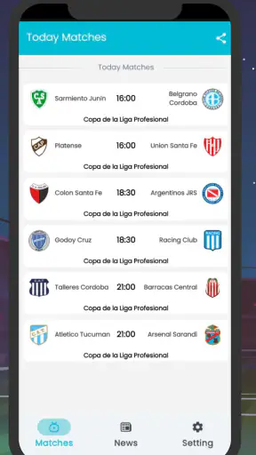 tv argentina en vivo futbol screenshot
