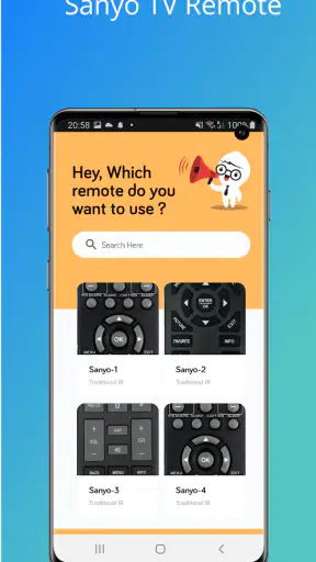 TV Remote For Sanyo screenshot
