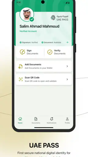 UAE PASS screenshot