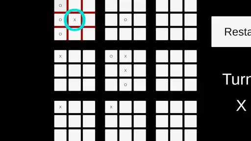 Ultimate Tic Tac Toe screenshot