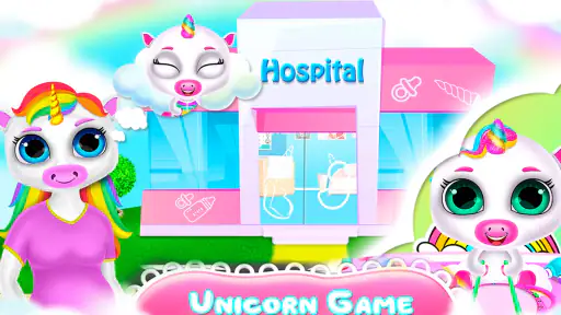 Unicorn newborn babysitter screenshot