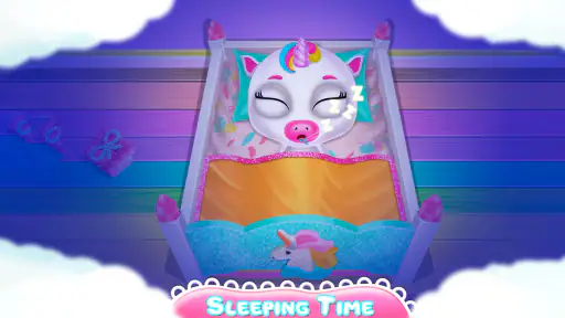 Unicorn newborn babysitter screenshot