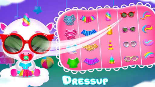 Unicorn newborn babysitter screenshot