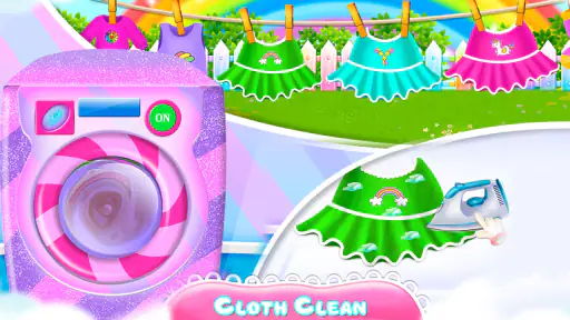 Unicorn newborn babysitter screenshot