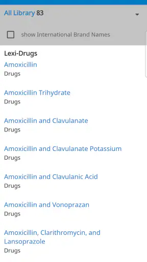 Uptodate Lexidrug screenshot
