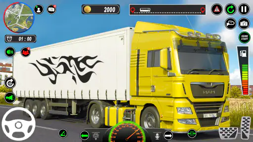 US Euro Truck Games 3d screenshot