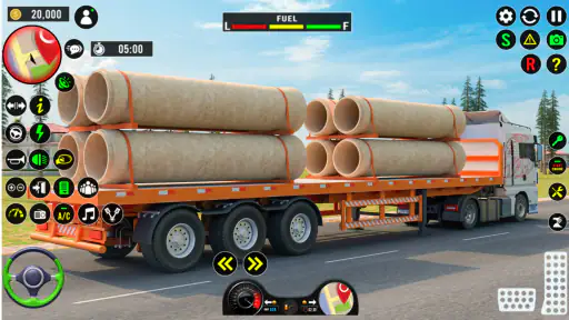 US Euro Truck Games 3d screenshot