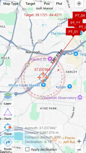 UTM Geo Map screenshot