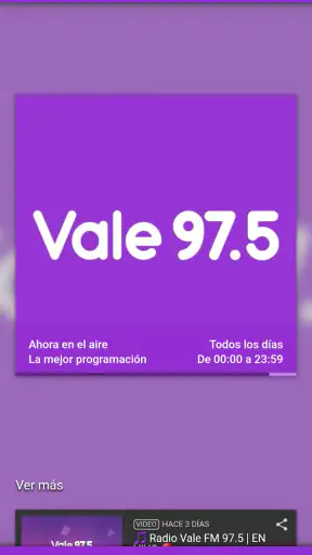Vale 97.5 screenshot