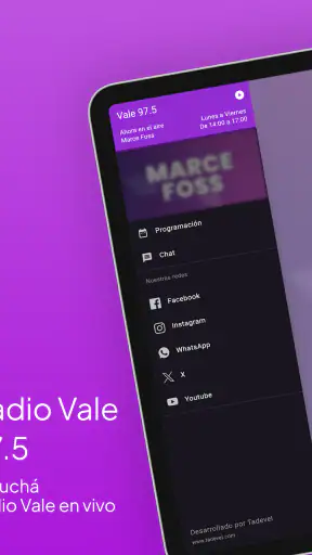 Vale 97.5 screenshot