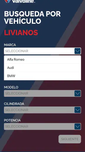 Valvoline Argentina screenshot
