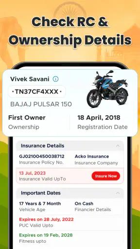 Vehicleinfo - RTO Information screenshot