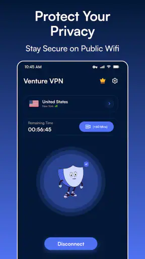 Venture VPN - سريع وآمن وسهل screenshot