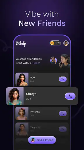 Vibely - Make new friends! screenshot