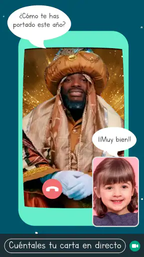 Videollamada de Reyes Magos screenshot