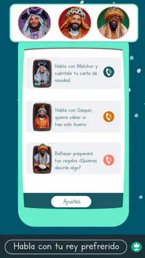 Videollamada de Reyes Magos screenshot