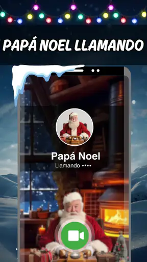videollamada papa noel español screenshot