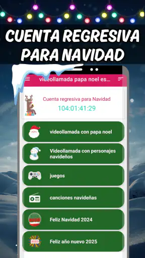 videollamada papa noel español screenshot