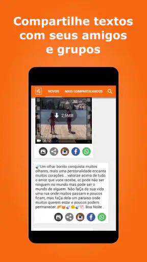 Vídeos e imagens para whatsapp screenshot