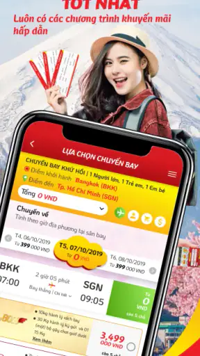 VietJet Air screenshot