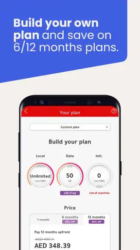 Virgin Mobile UAE screenshot