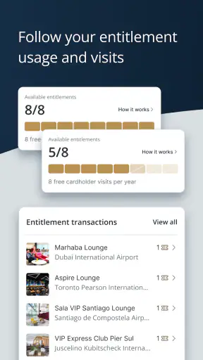 Visa Airport Companion screenshot