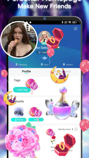 ViYa - غرفة دردشة صوتية جماعية screenshot