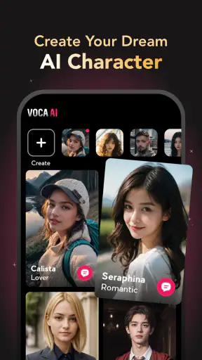 Voca AI - Character Chat Bot screenshot