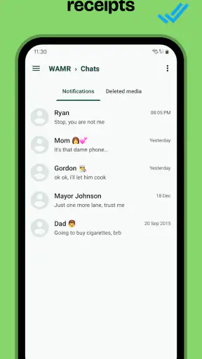 WAMR: Reveal deleted messages! screenshot