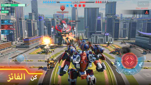 War Robots PvP عدة لاعبين screenshot