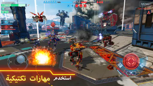War Robots PvP عدة لاعبين screenshot