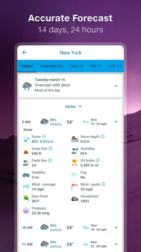 Weather - Meteored Pro News screenshot