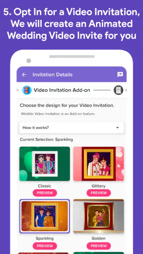 Weddie - Free Wedding Websites screenshot