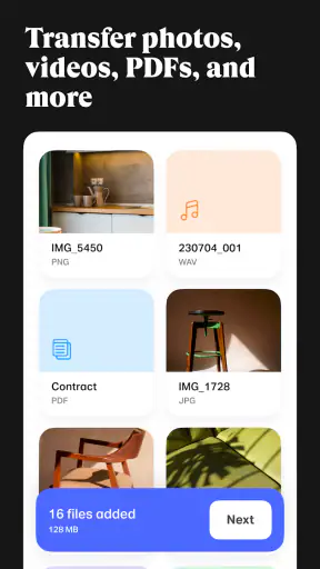 WeTransfer : File Transfer screenshot