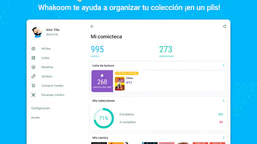 Whakoom ¡Organiza tus cómics! screenshot