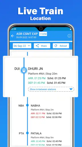 Where is my Train- Live Status screenshot