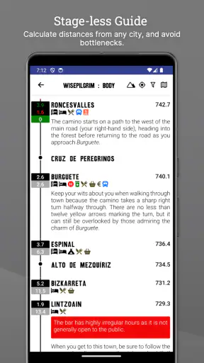 Wise Pilgrim Camino Portugués screenshot