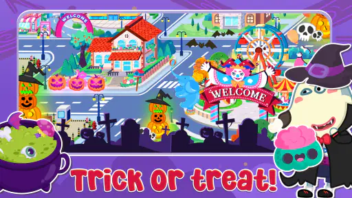 Wolfoo's Town: Dream City Game screenshot
