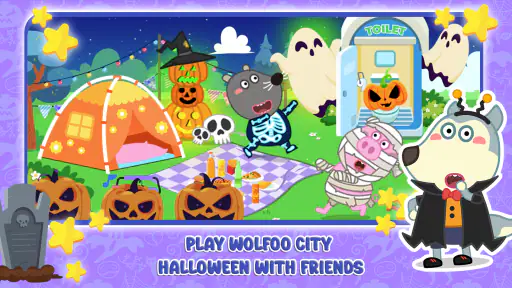 Wolfoo's Town: Dream City Game screenshot
