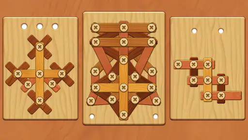 Wood Screw Puzzle screenshot