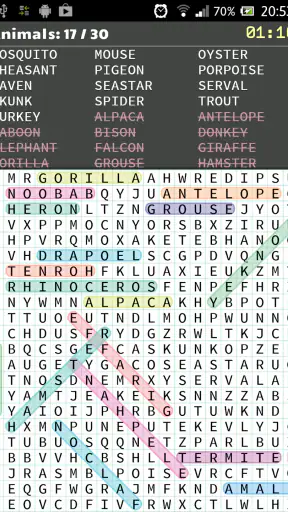 Word Search screenshot