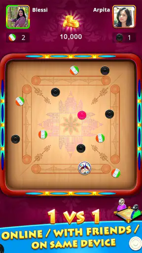 World Of Carrom :3D Board Game screenshot