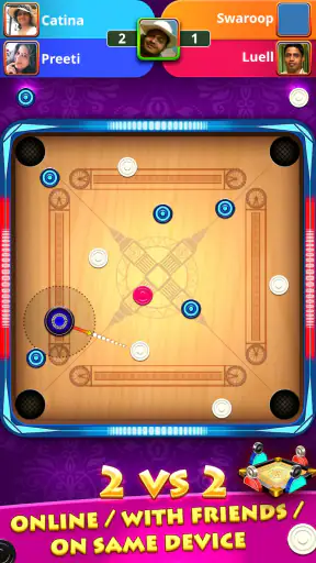 World Of Carrom :3D Board Game screenshot