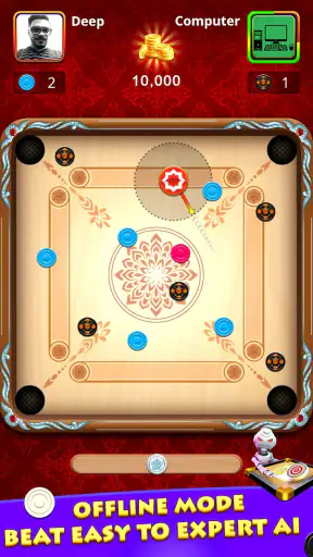 World Of Carrom :3D Board Game screenshot