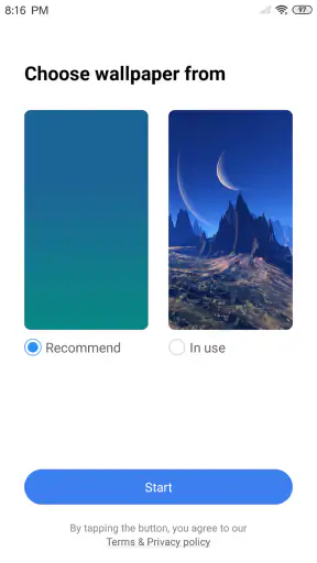 X Launcher screenshot