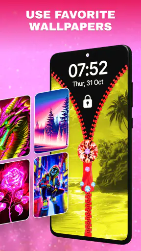 Zip Lock - Zip Screen Lock screenshot