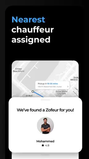Zofeur - Hire a Safe Driver. screenshot