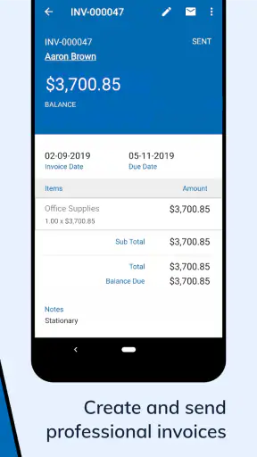 Zoho Books - VAT Accounting screenshot